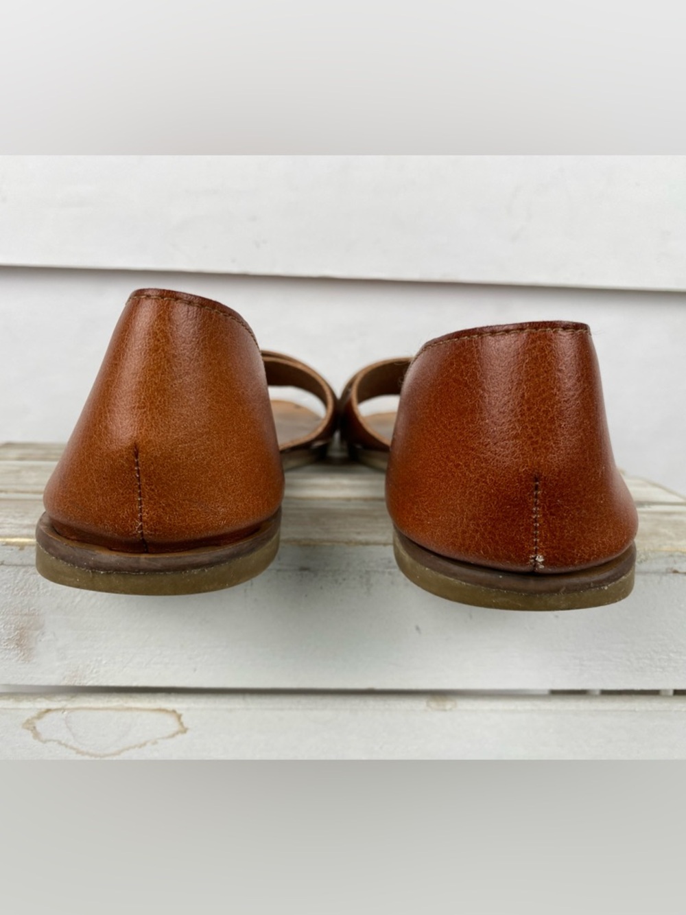 Cynthia Rowley Fiona brown cross-strap studded sandals women’s size 10. - Picture 8 of 11